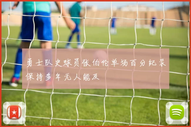 勇士队史球员张伯伦单场百分纪录保持多年无人能及