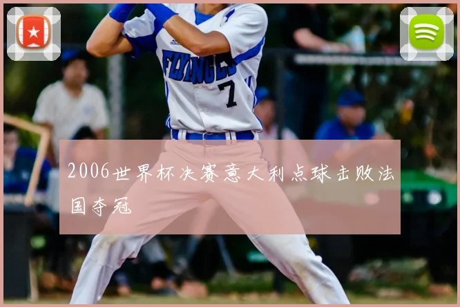2006世界杯决赛意大利点球击败法国夺冠